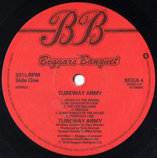 BEGA 4 1979 A Side Label.